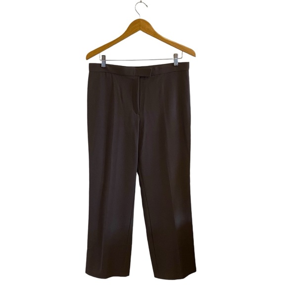 Sag Harbor Stretch Petite Trousers In Brown - Picture 2 of 10